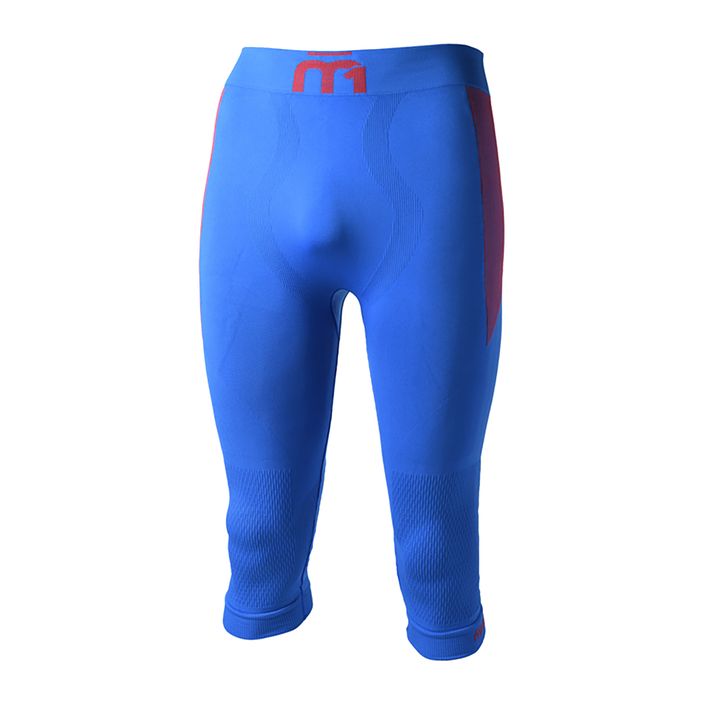Pánske termoaktívne nohavice Mico M1 Skintech 3/4 modré CM724 2