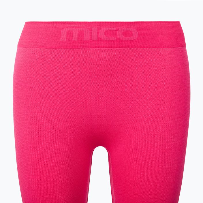 Dámske termoaktívne nohavice Mico Odor Zero Ionic+ ružové CM1458 3
