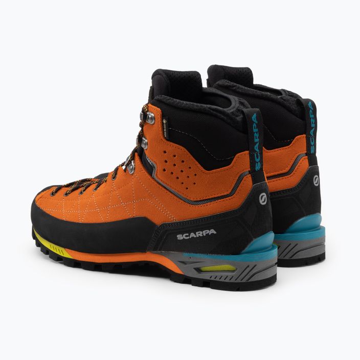 Pánske vysokohorské topánky SCARPA Zodiac Tech GTX orange 71100-200 3