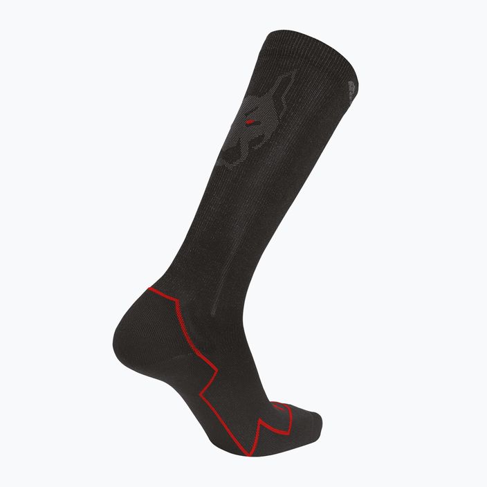 Nordica Dobermann lyžiarske ponožky čierne/červené 6