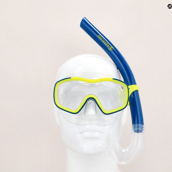 Potápačská súprava Aqualung Raccon maska + šnorchel modrá/žltá SC4000007 12
