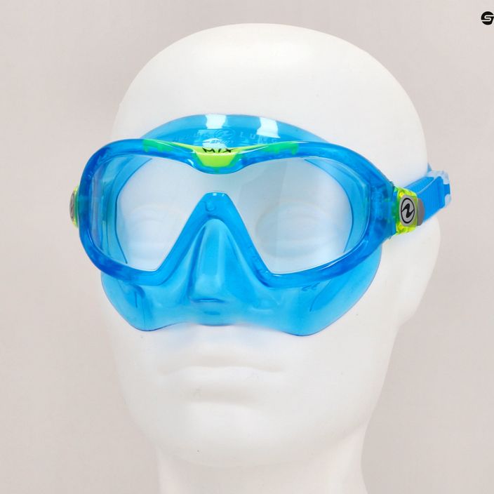 Detská potápačská maska Aqualung Mix light blue/blue green MS5564131S 7