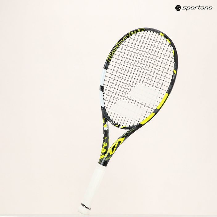 Detská tenisová raketa Babolat Pure Aero Junior 26 šedo-žltá 140465 8