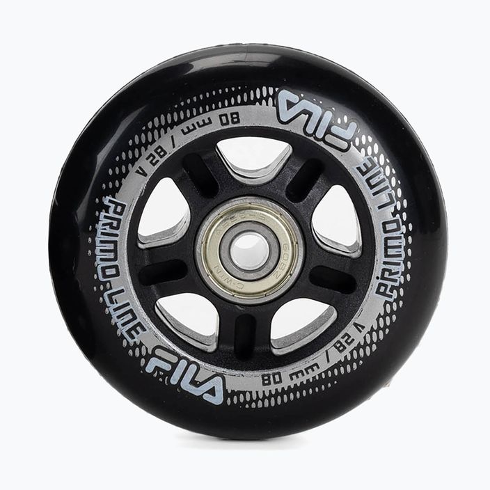 Kolieska kolieskových korčúľ s ložiskami FILA Wheels+A5+Alus 6mm black 2