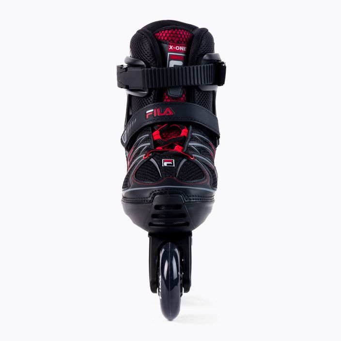 Detské kolieskové korčule FILA X ONE black/red 4