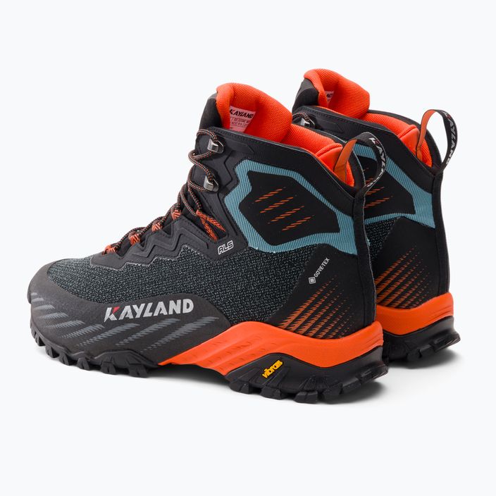 Kayland Duke Mid GTX pánska treková obuv 018022490 black/orange 3