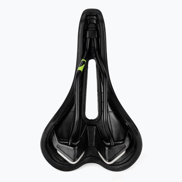 Cyklistické sedlo Sportourer FLX Unisex Gel Superflow čierne 4