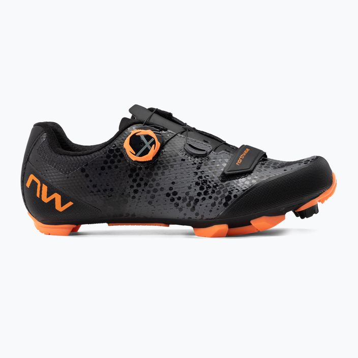 Pánska MTB cyklistická obuv Northwave Razer 2 graphite-orange 80222013 2
