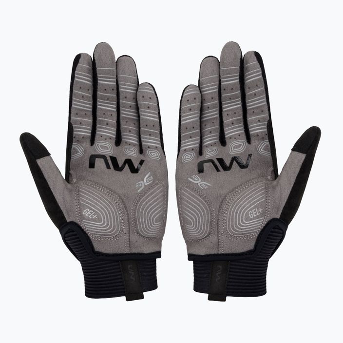 Northwave pánske cyklistické rukavice Spider Full Finger 91 sivé C89202328 2