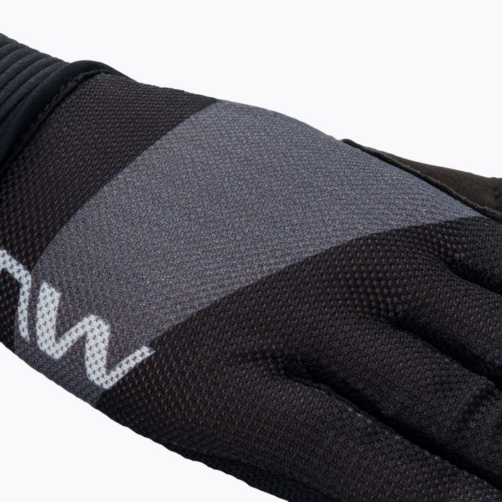 Pánske cyklistické rukavice Northwave Air Lf Full Finger 91 black/grey C89202331 4