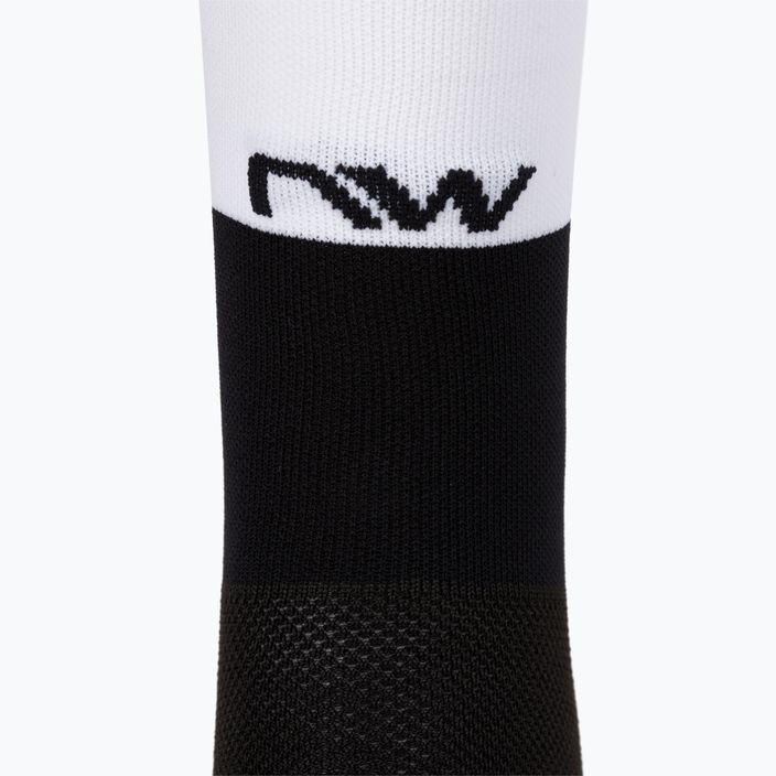 Northwave Work Less Ride More cyklistické ponožky čiernobiele C89222015 4