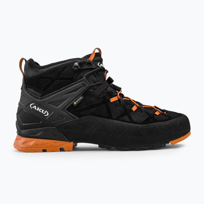 Pánske trekingové topánky AKU Rock Dfs Mid GTX čierno-oranžové 718-18 2