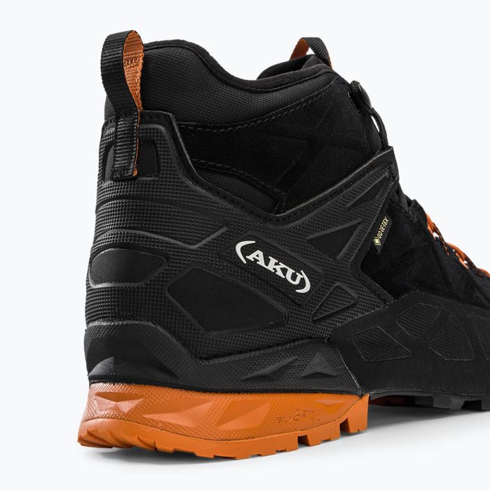 Pánske trekingové topánky AKU Rock Dfs Mid GTX čierno-oranžové 718-18 8