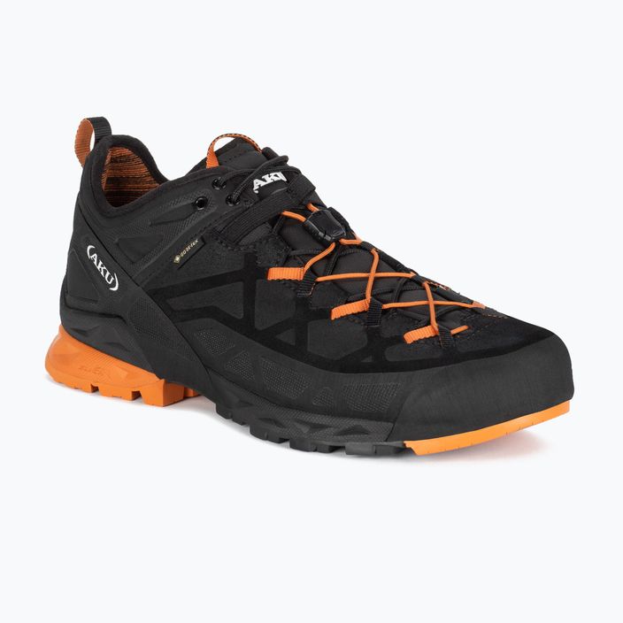 Pánska prístupová obuv AKU Rock Dfs GTX čierno-oranžová 722-18-7 11