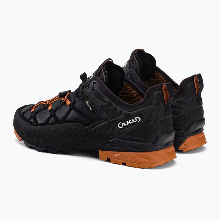 Pánska prístupová obuv AKU Rock Dfs GTX čierno-oranžová 722-18-7 3