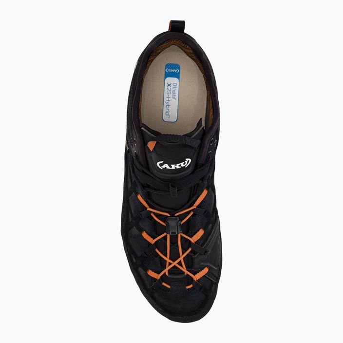 Pánska prístupová obuv AKU Rock Dfs GTX čierno-oranžová 722-18-7 6