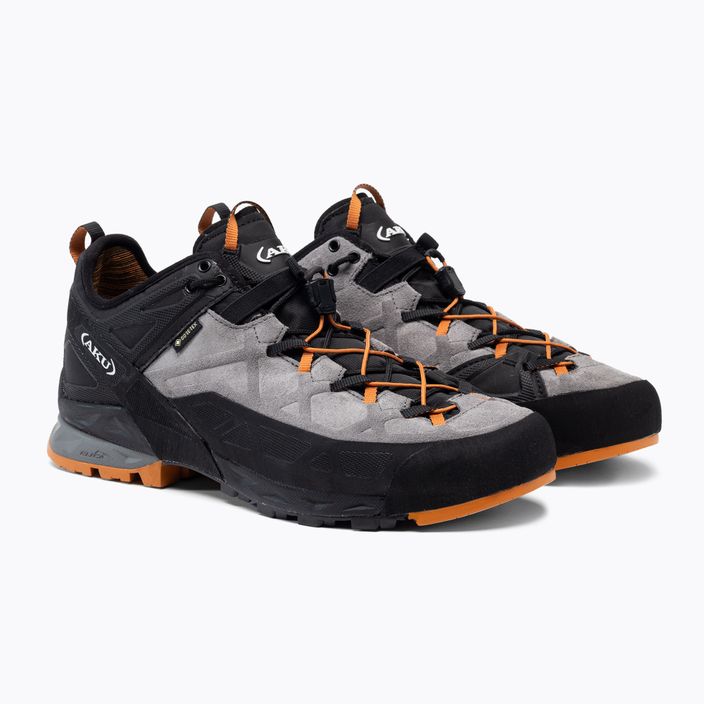 Pánske trekingové topánky AKU Rock Dfs GTX čierno-oranžové 722-186 5