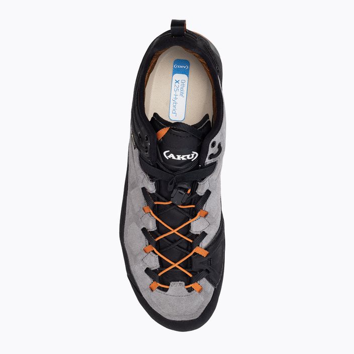 Pánske trekingové topánky AKU Rock Dfs GTX čierno-oranžové 722-186 6