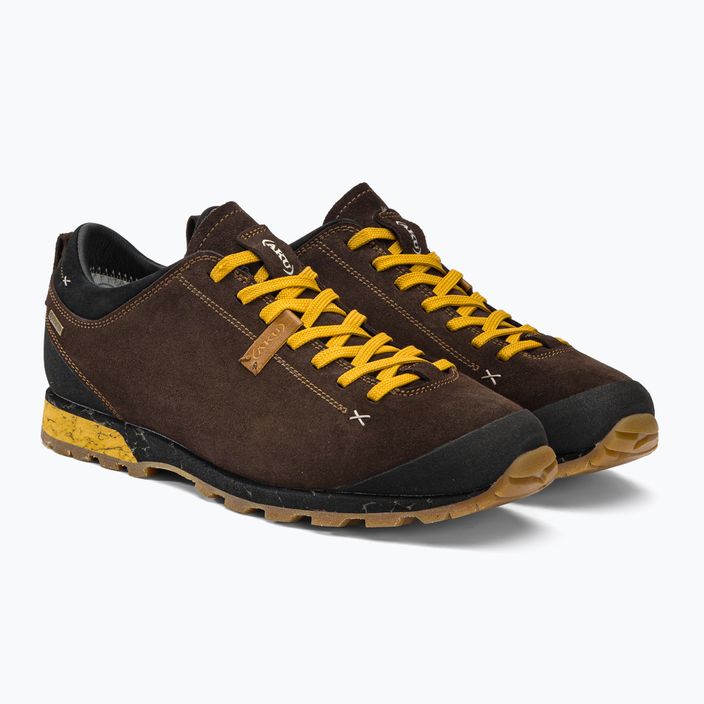 Pánske trekingové topánky AKU Bellamont III Suede GTX hnedo-žlté 54.3-222-7 4