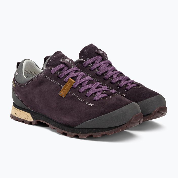 AKU pánske trekové topánky Bellamont III Suede GTX brown-purple 520.3-565-4 4