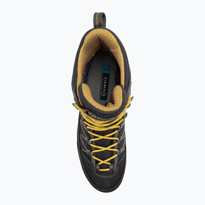 Pánske trekingové topánky AKU Trekker Lite III GTX šedo-žlté 977-491 6