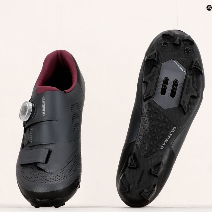Shimano SH-XC502 pánska MTB cyklistická obuv sivá ESHXC502WCG01W39000 16