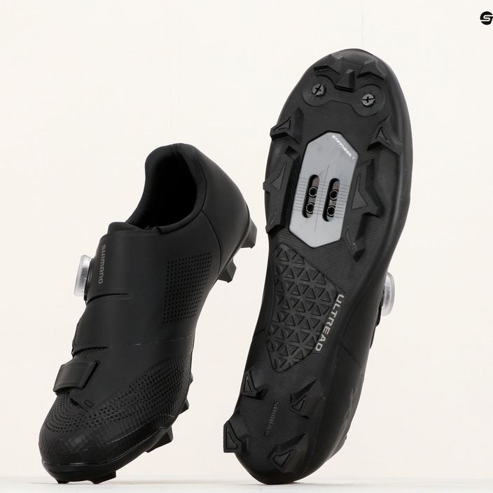 Shimano SH-XC502 pánska MTB cyklistická obuv čierna ESHXC502MCL01S43000 16