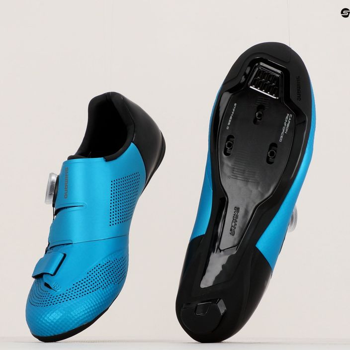 Dámska cyklistická obuv Shimano SH-RC502 modrá ESHRC502WCB25W39000 15