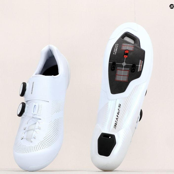 Shimano pánska cyklistická obuv SH-RC903 white ESHRC903MCW01S46000 16