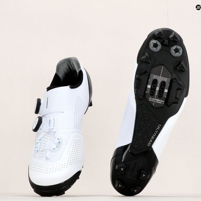 Shimano SH-XC902 pánska MTB cyklistická obuv biela ESHXC902MCW01S43000 15