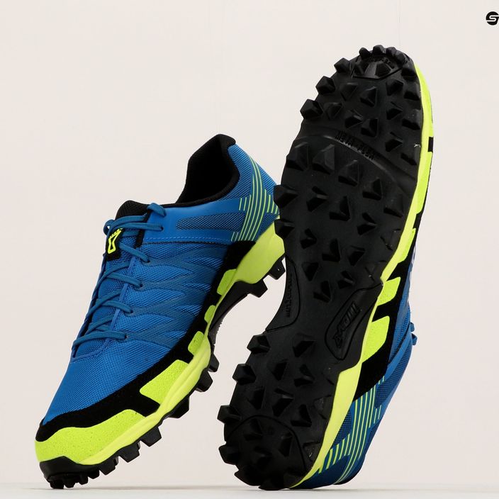 Pánska bežecká obuv Inov-8 Mudclaw 300 blue/yellow 000770-BLYW 19
