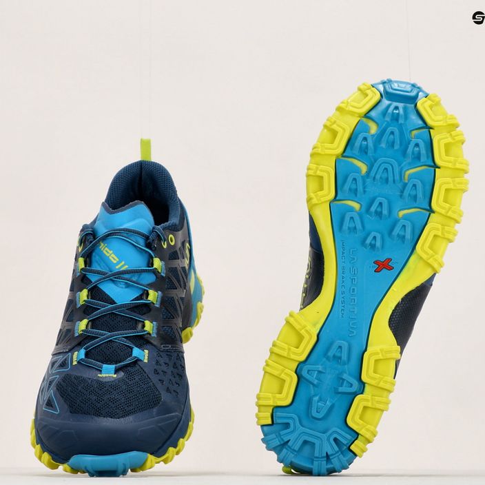 La Sportiva pánska bežecká obuv Bushido II blue/yellow 36S618705 19