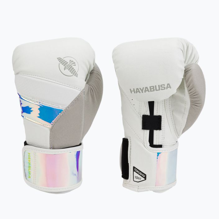Hayabusa T3 boxerské rukavice biele T314G-WIR 3