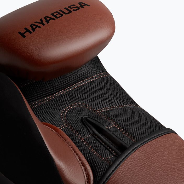 Hayabusa S4 Kožené hnedé boxerské rukavice S4LBG 4