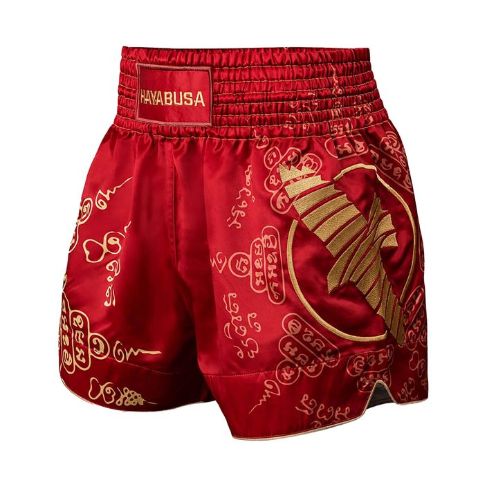 Hayabusa Falcon Muay Thai tréningové šortky červené MTS01