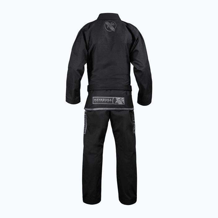 GI pre brazílske jiu-jitsu Hayabusa Lightweight black 2