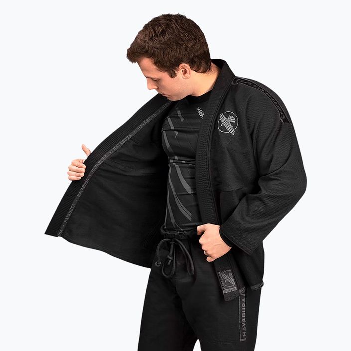 GI pre brazílske jiu-jitsu Hayabusa Lightweight black 6