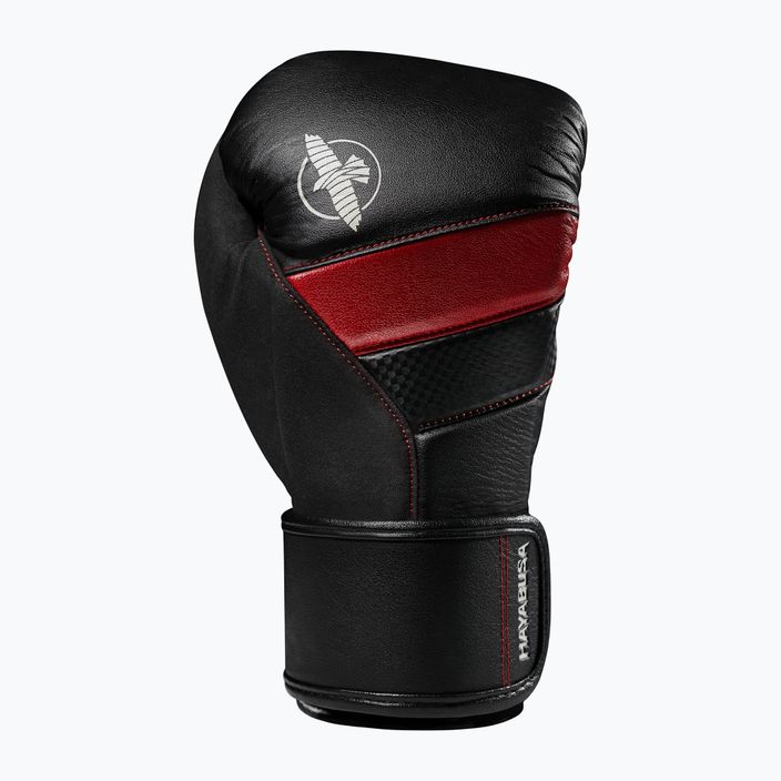 Boxerské rukavice Hayabusa T3 black/red 2