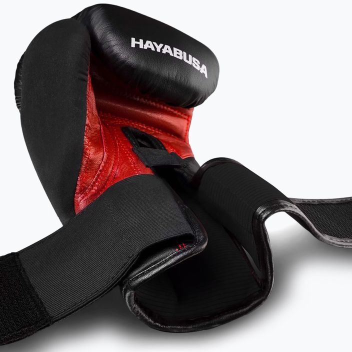 Boxerské rukavice Hayabusa T3 black/red 7