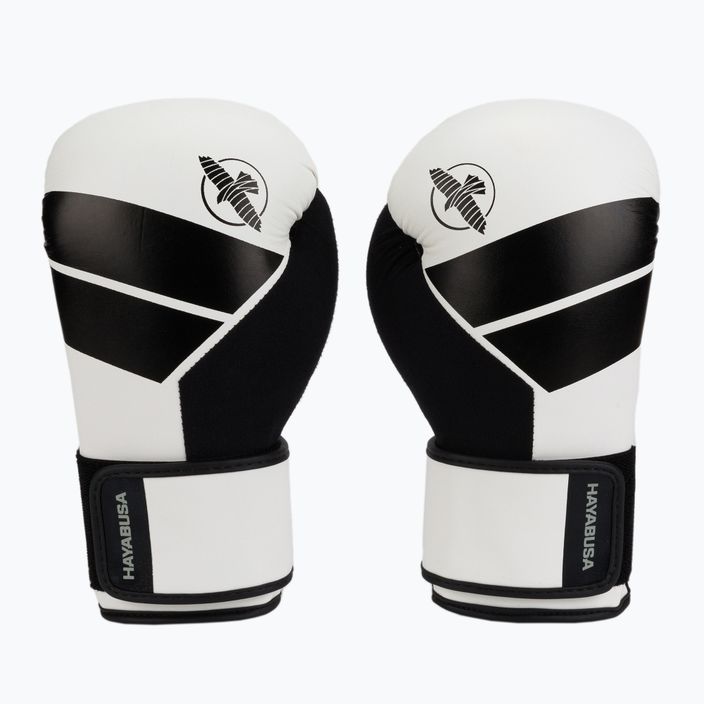 Hayabusa S4 čiernobiele boxerské rukavice S4BG