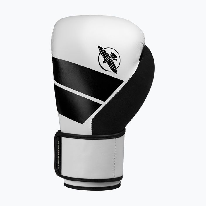 Hayabusa S4 čiernobiele boxerské rukavice S4BG 8