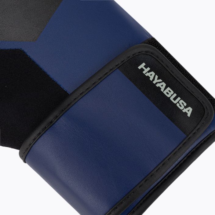 Hayabusa S4 modro-čierne boxerské rukavice S4BG 6