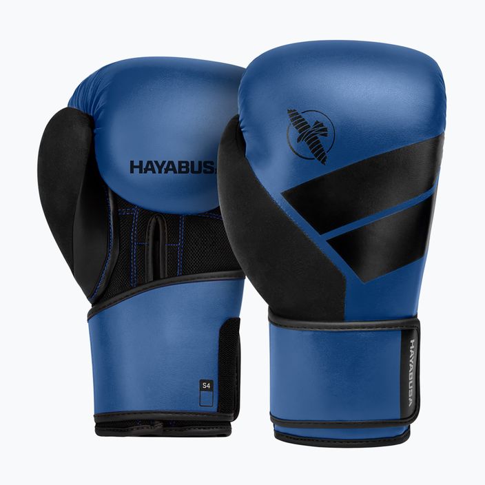 Hayabusa S4 modro-čierne boxerské rukavice S4BG 7