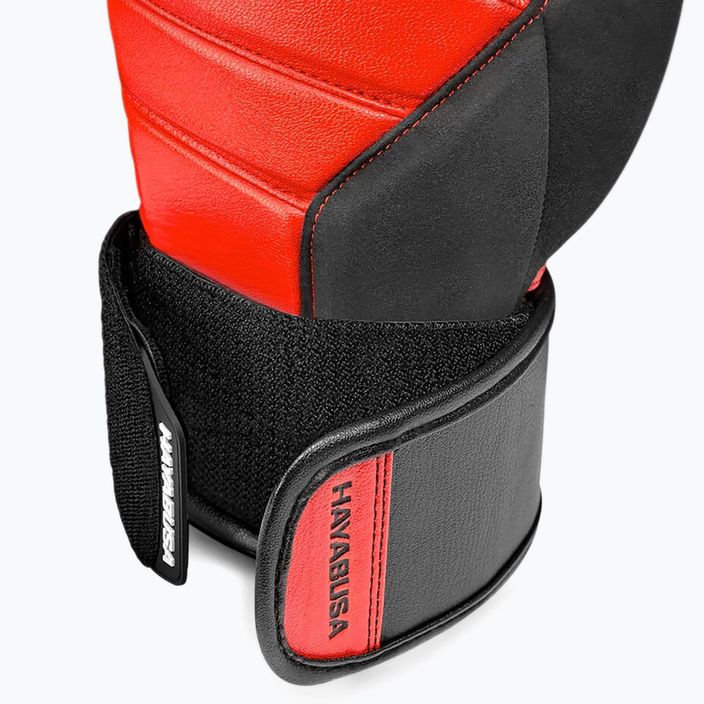 Hayabusa T3 červeno-čierne boxerské rukavice T310G 7