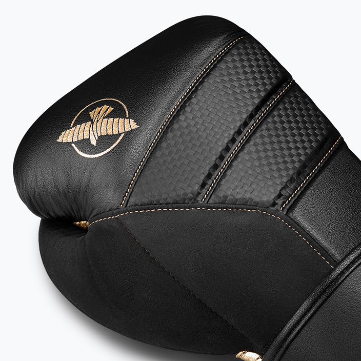 Boxerské rukavice Hayabusa T3 čierne/zlaté 6