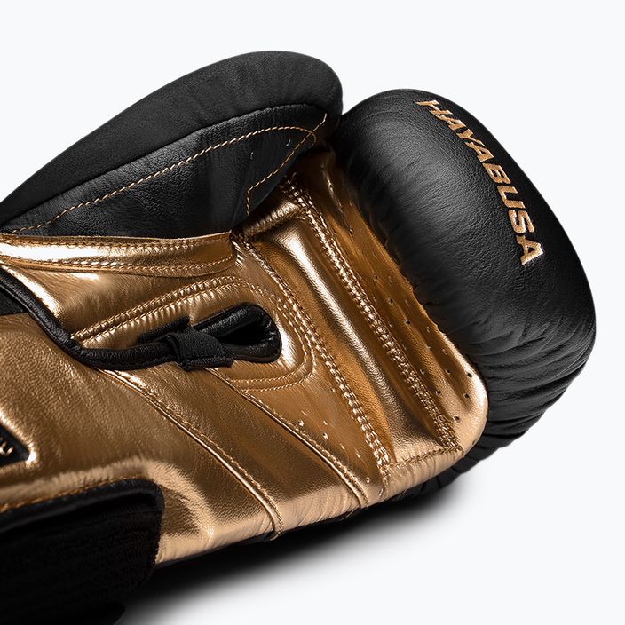Boxerské rukavice Hayabusa T3 čierne/zlaté 7