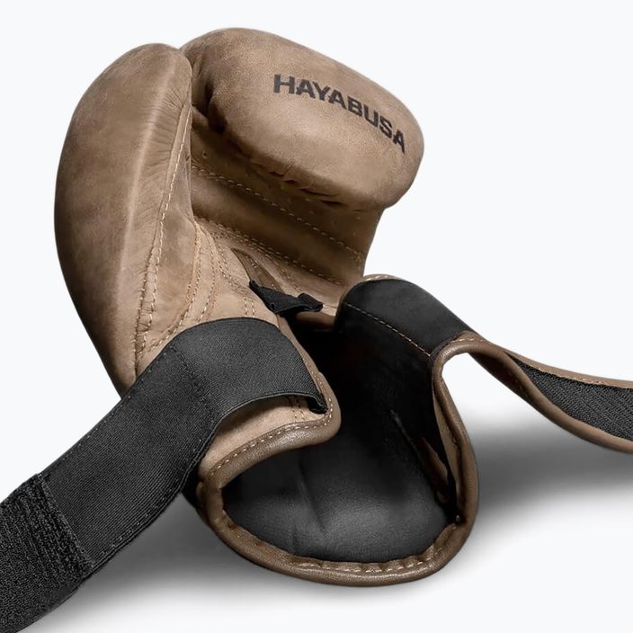 Hayabusa T3 LX Vintage hnedé boxerské rukavice T3LX14G 10