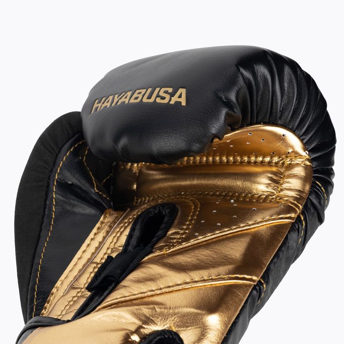 Boxerské rukavice Hayabusa T3 čierne/zlaté 4