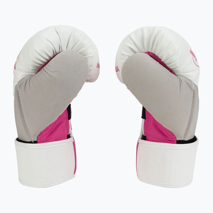 Hayabusa T3 boxerské rukavice bielo-ružové T314G 4