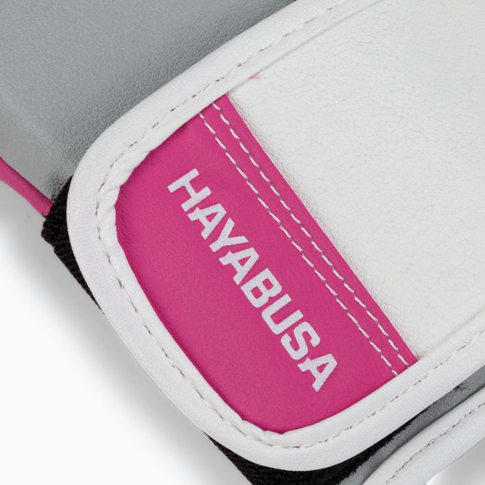 Hayabusa T3 boxerské rukavice bielo-ružové T314G 6